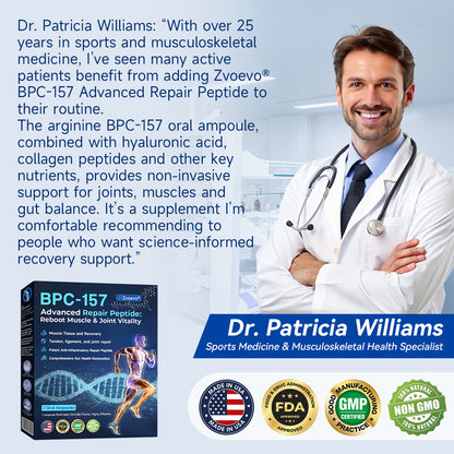 Zvoevo® BPC-157 Stabilized-Peptide Body Recovery Oral Liquid