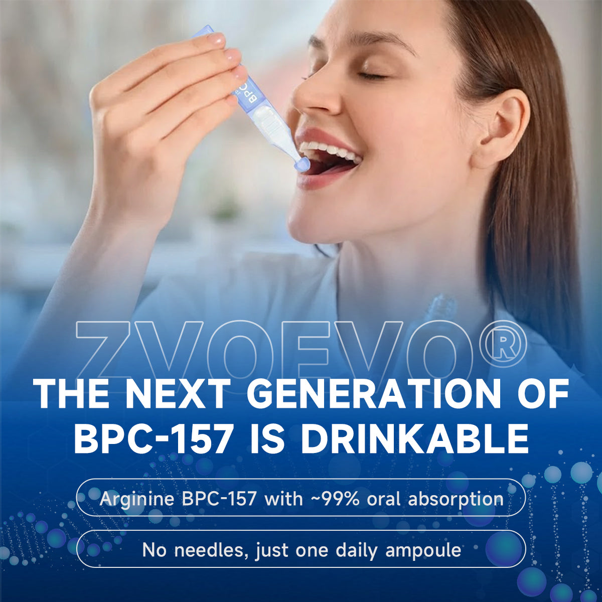 Zvoevo® BPC-157 Stabilized-Peptide Body Recovery Oral Liquid